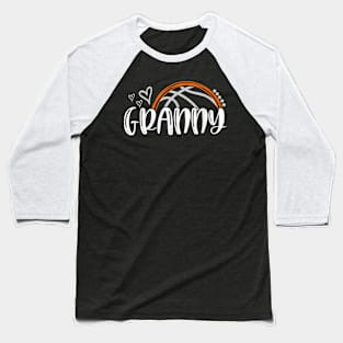 Basketball Granny Family Womens Basketball Hearts Baseball T-Shirt